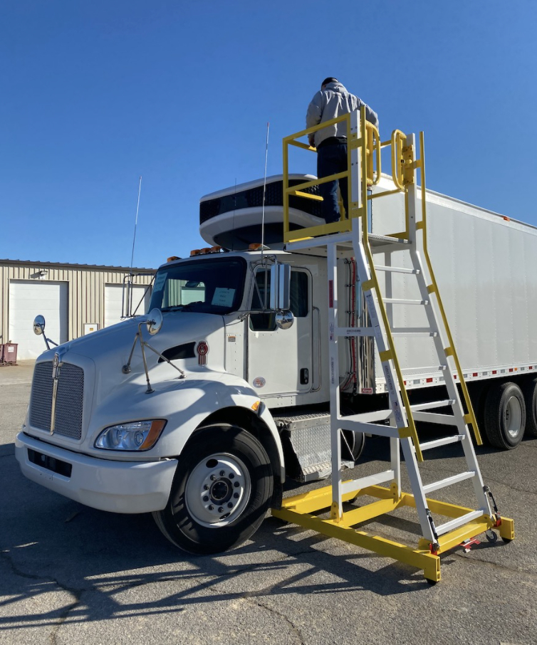 this image shows truck repair in Oxnard, California